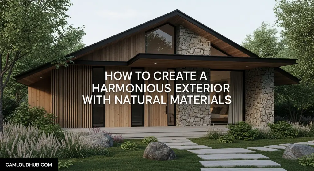 How to Create a Harmonious Exterior with Natural Materials 6 How to Create a Harmonious Exterior with Natural Materials