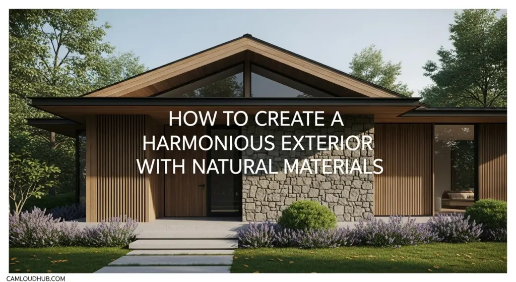 How to Create a Harmonious Exterior with Natural Materials