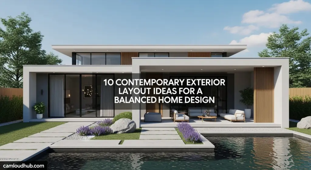 10 Contemporary Exterior Layout Ideas for a Balanced Home Design