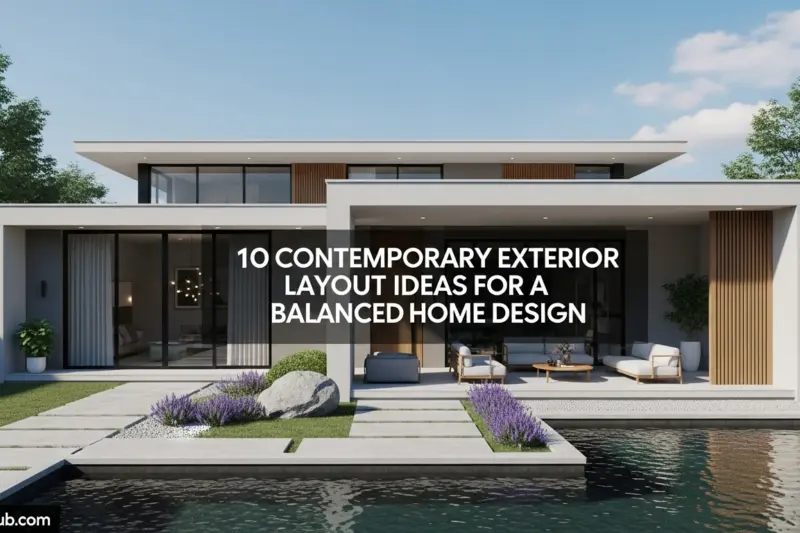 10 Contemporary Exterior Layout Ideas for a Balanced Home Design