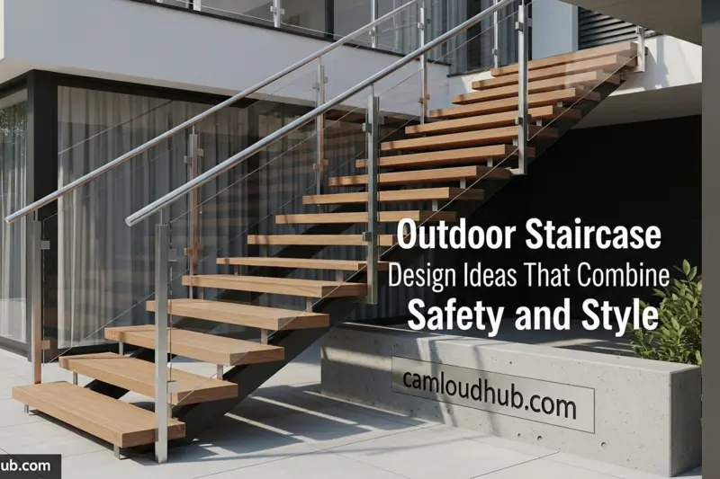 Outdoor Staircase Design Ideas That Combine Safety and Style 2025