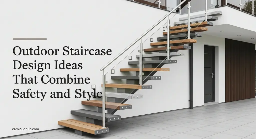 Outdoor Staircase Design Ideas That Combine Safety and Style
