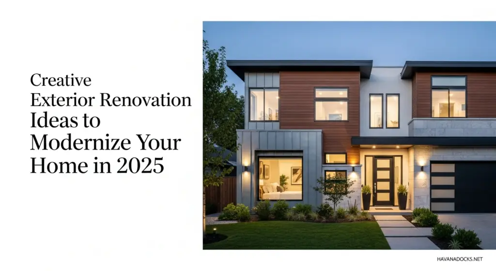 Creative Exterior Renovation Ideas to Modernize Your Home in 2025