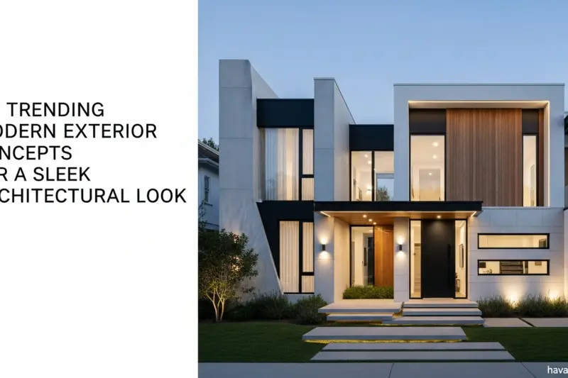 10 Trending Modern Exterior Concepts for a Sleek Architectural Look