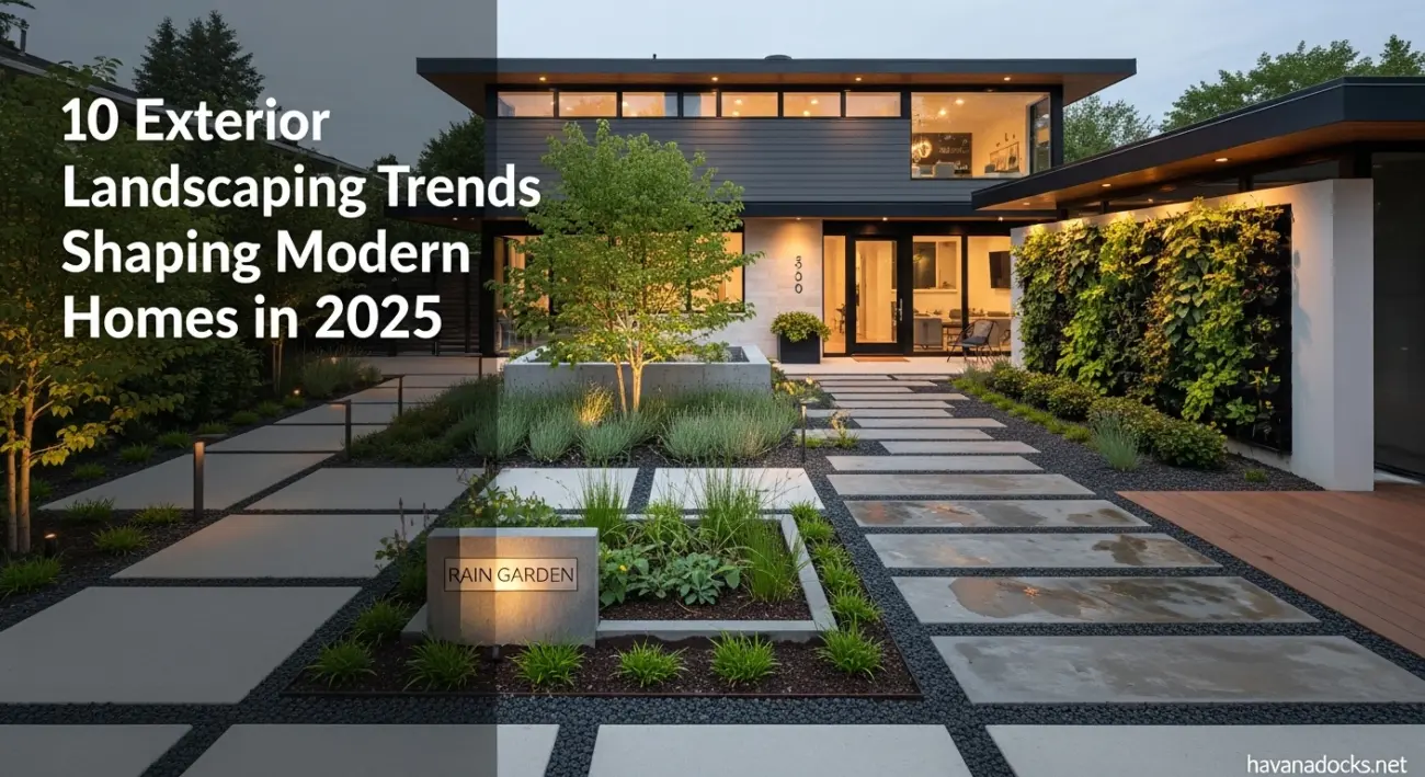 10 Exterior Landscaping Trends Shaping Modern Homes in 2025