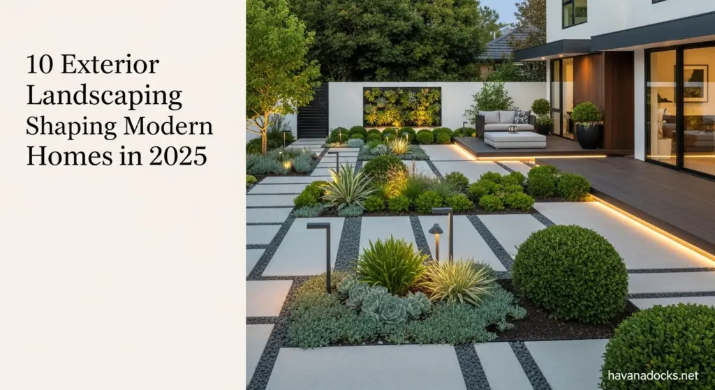 10 Exterior Landscaping Trends Shaping Modern Homes in 2025