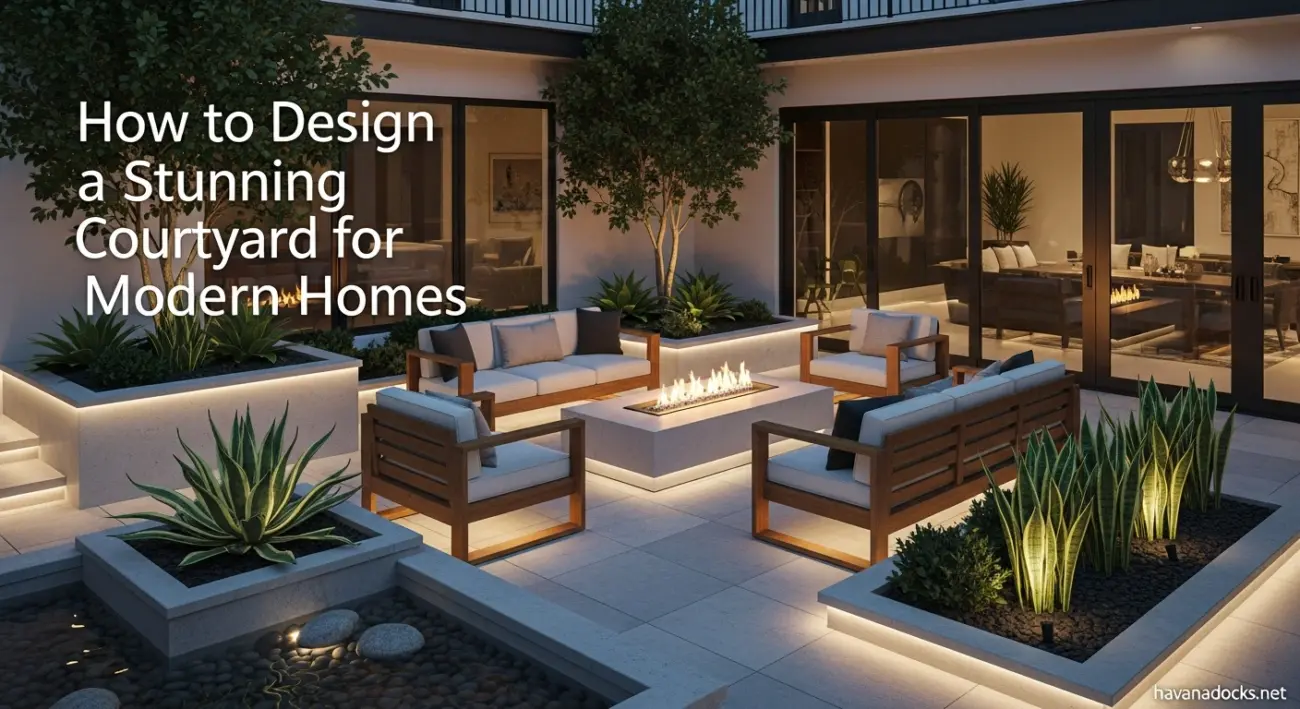 How to Design a Stunning Courtyard for Modern Homes