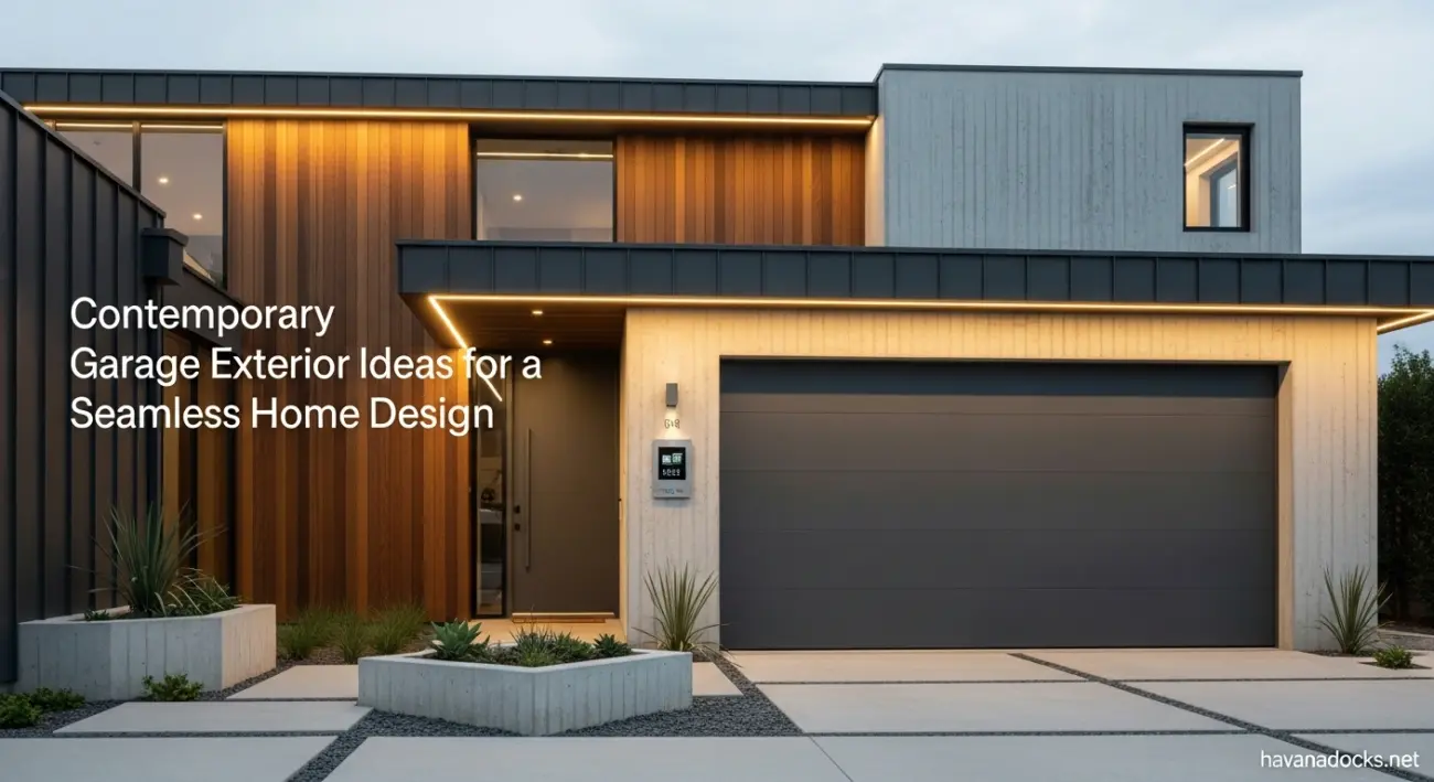 Contemporary Garage Exterior Ideas for a Seamless Home Design