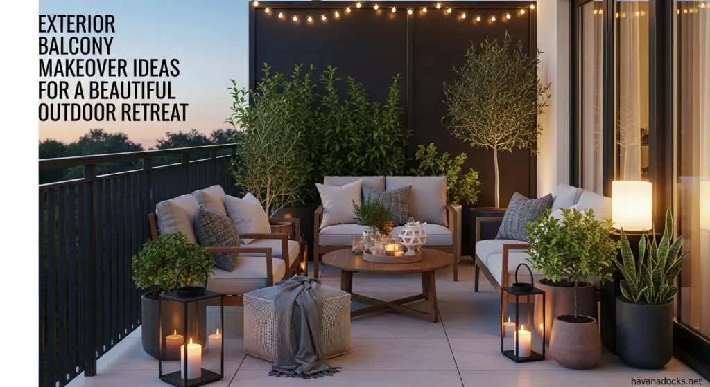 Exterior Balcony Makeover Ideas for a Beautiful Outdoor Retreat