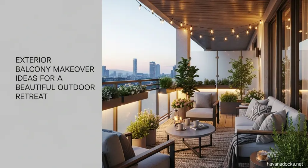 Exterior Balcony Makeover Ideas for a Beautiful Outdoor Retreat