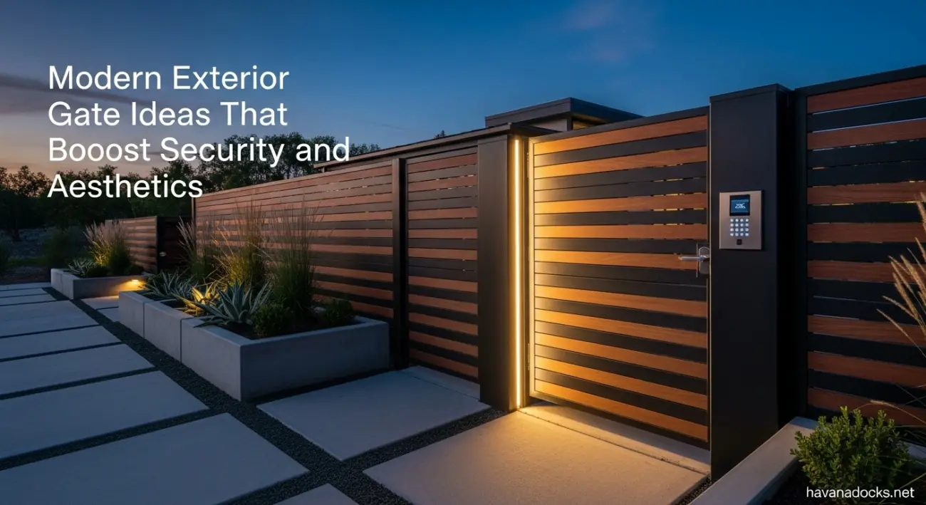 Modern Exterior Gate Ideas That Boost Security and Aesthetics