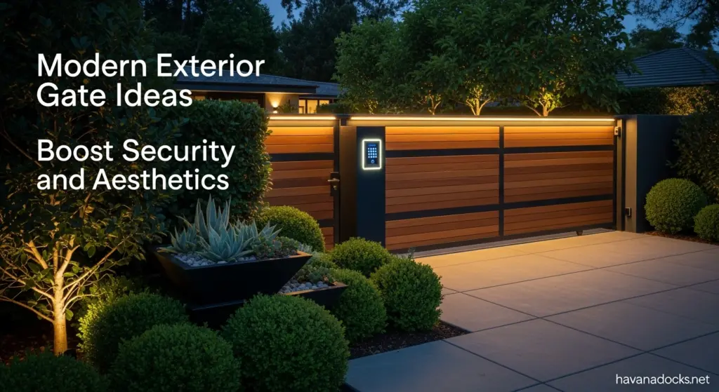 Modern Exterior Gate Ideas That Boost Security and Aesthetics 6 Modern Exterior Gate Ideas That Boost Security and Aesthetics