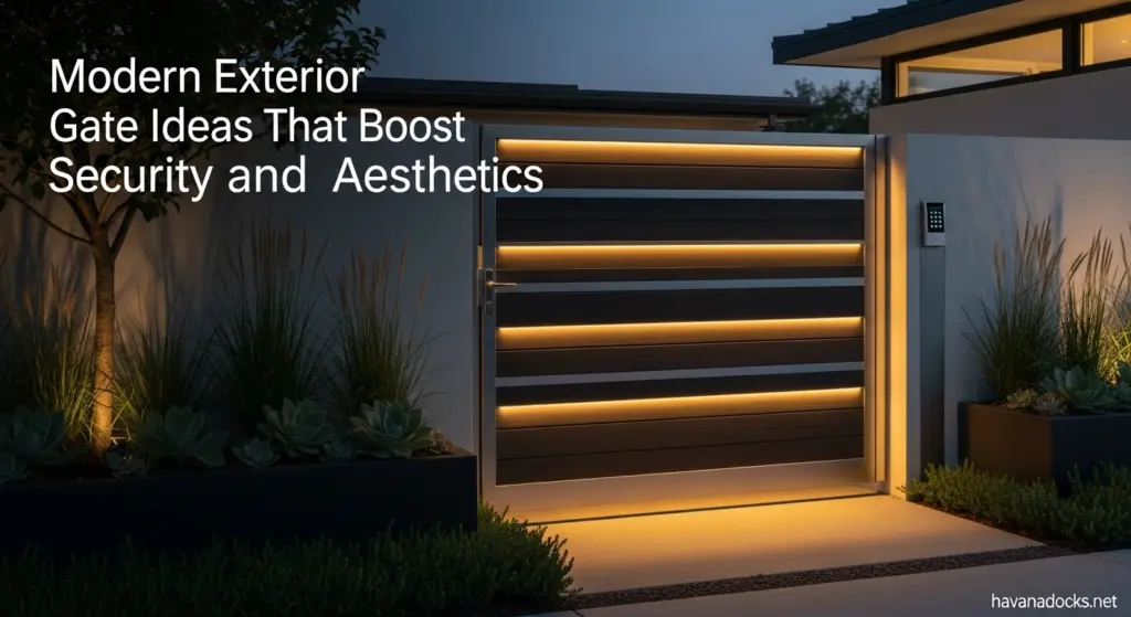 Modern Exterior Gate Ideas That Boost Security and Aesthetics