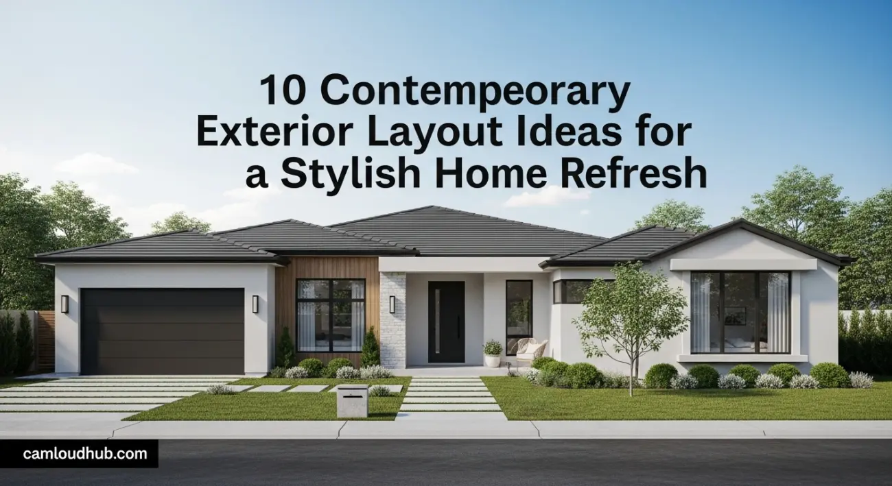 10 Contemporary Exterior Layout Ideas for a Stylish Home Refresh