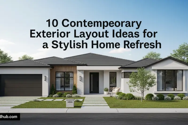 10 Contemporary Exterior Layout Ideas for a Stylish Home Refresh