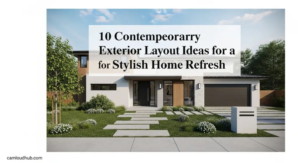 10 Contemporary Exterior Layout Ideas for a Stylish Home Refresh