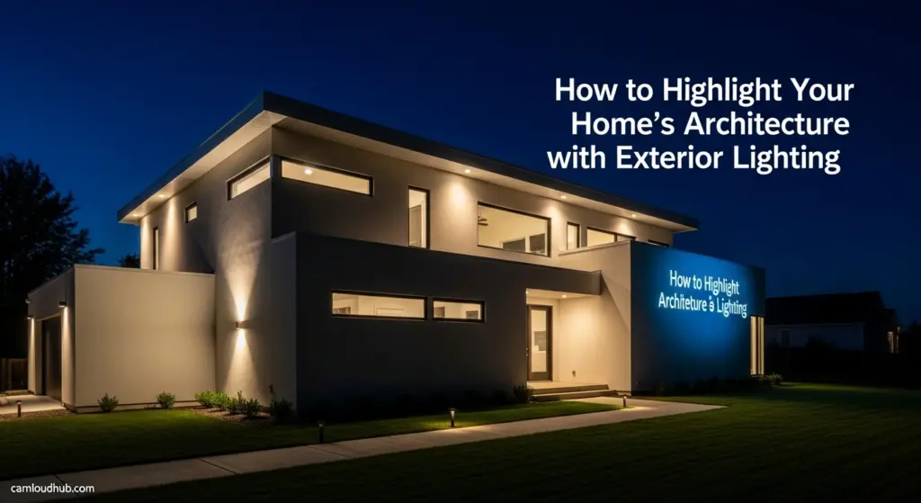 How to Highlight Your Home’s Architecture with Exterior Lighting