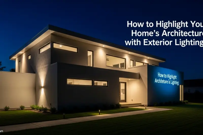 How to Highlight Your Home’s Architecture with Exterior Lighting