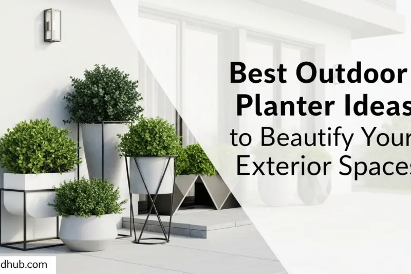 Best Outdoor Planter Ideas to Beautify Your Exterior Spaces