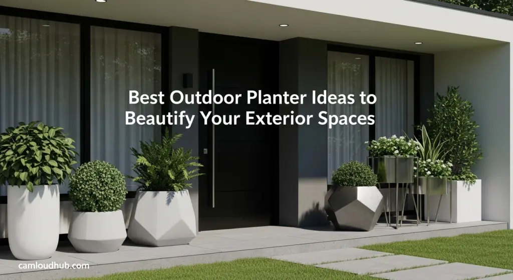 Best Outdoor Planter Ideas to Beautify Your Exterior Spaces