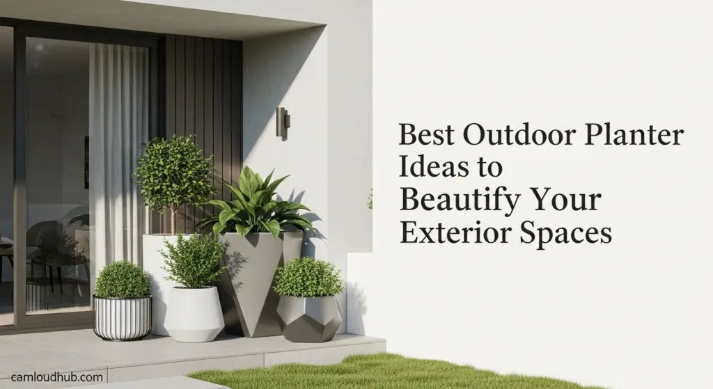 Best Outdoor Planter Ideas to Beautify Your Exterior Spaces