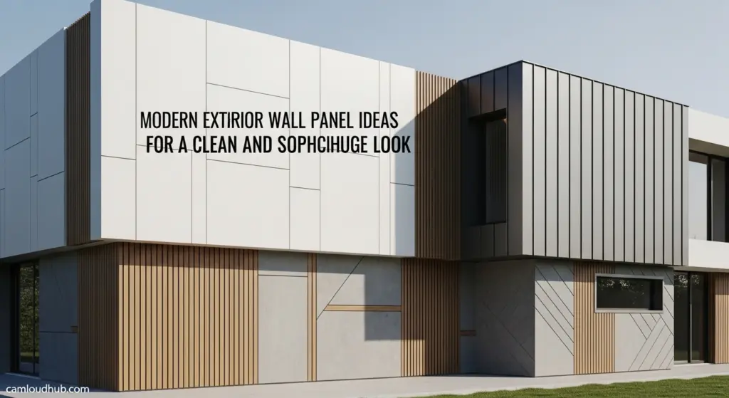 Modern Exterior Wall Panel Ideas for a Clean and Sophisticated Look
