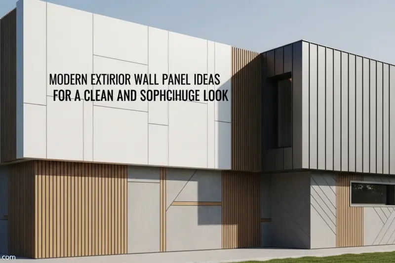 Modern Exterior Wall Panel Ideas for a Clean and Sophisticated Look
