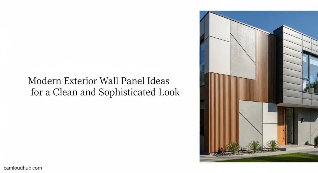 Modern Exterior Wall Panel Ideas for a Clean and Sophisticated Look