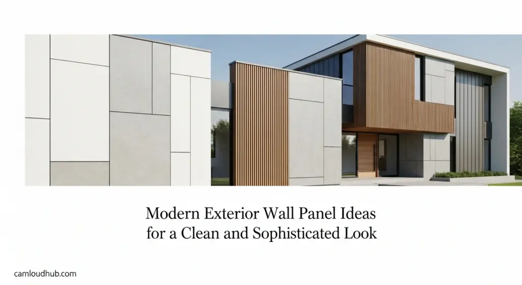 Modern Exterior Wall Panel Ideas for a Clean and Sophisticated Look