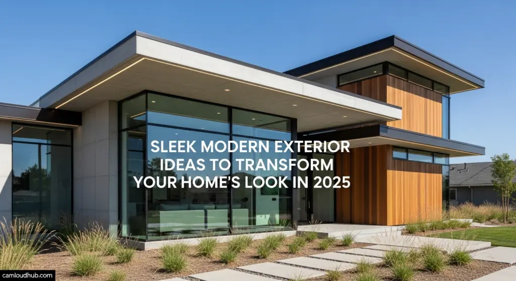Sleek Modern Exterior Ideas to Transform Your Home’s Look in 2025