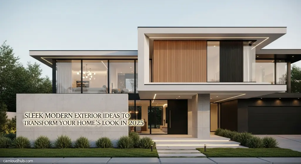 Sleek Modern Exterior Ideas to Transform Your Home’s Look in 2025