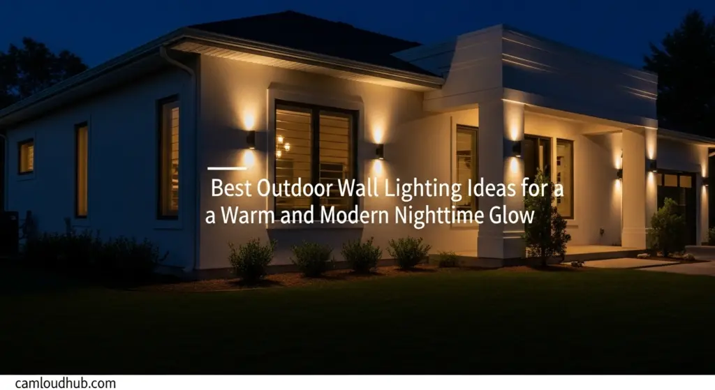 Best Outdoor Wall Lighting Ideas for a Warm and Modern Nighttime Glow