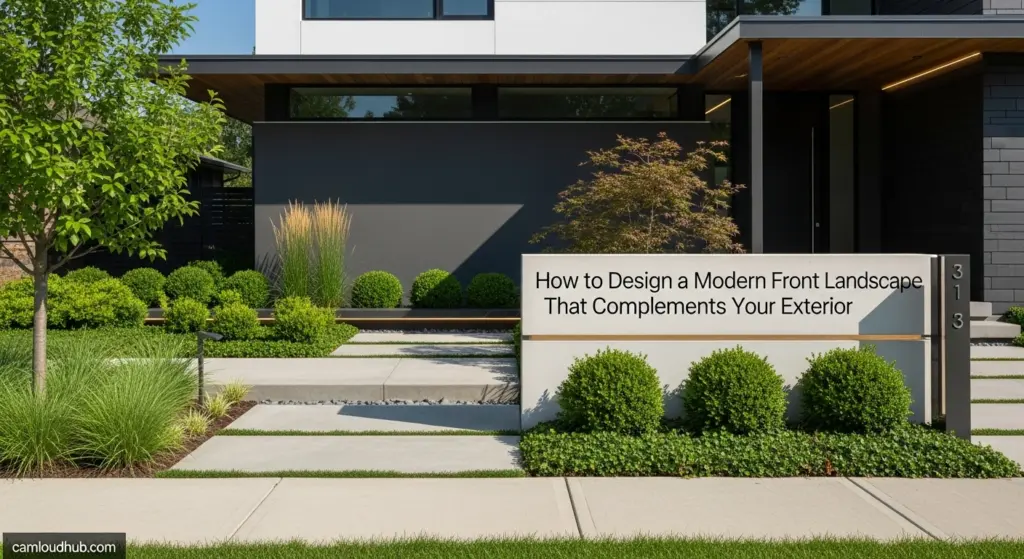 How to Design a Modern Front Landscape That Complements Your Exterior