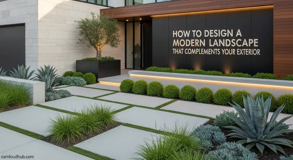 How to Design a Modern Front Landscape That Complements Your Exterior