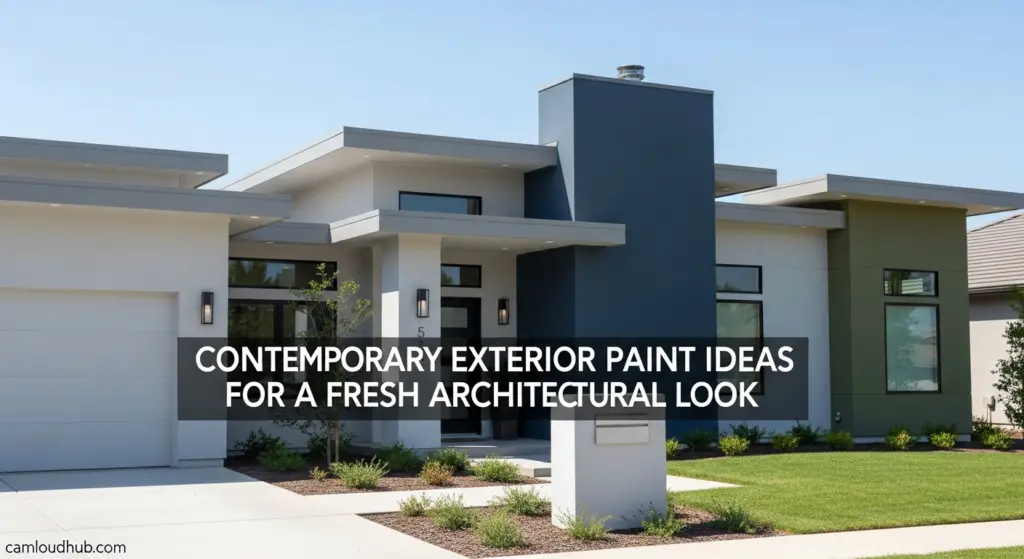Contemporary Exterior Paint Ideas for a Fresh Architectural Look