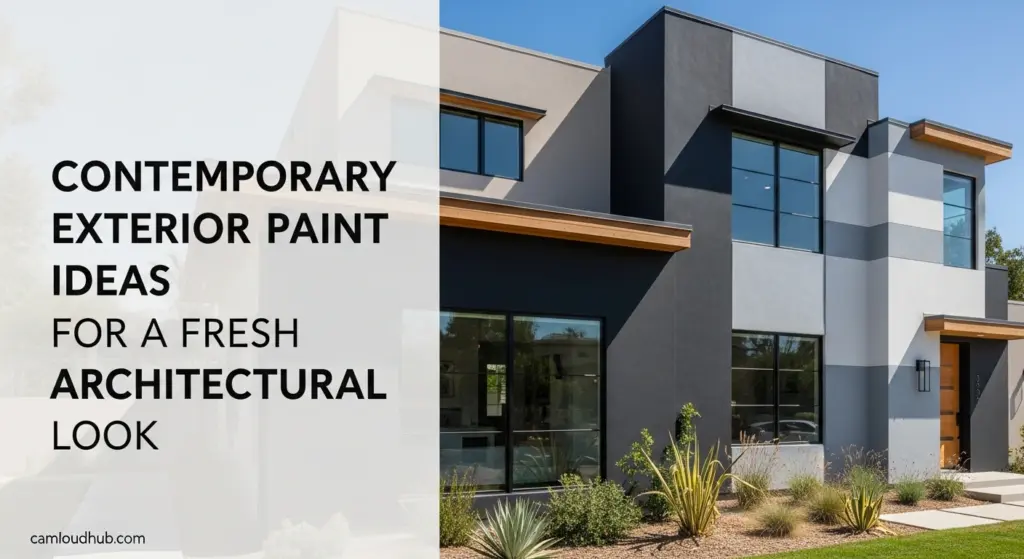 Contemporary Exterior Paint Ideas for a Fresh Architectural Look