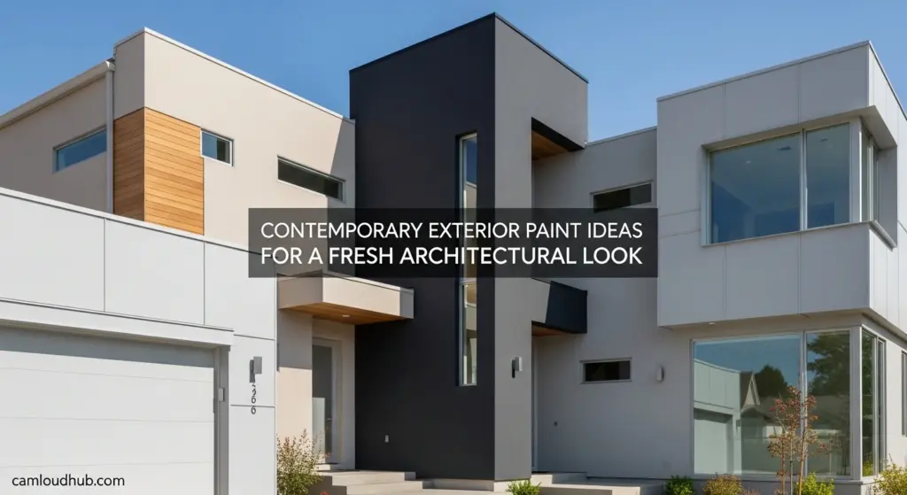 Contemporary Exterior Paint Ideas for a Fresh Architectural Look