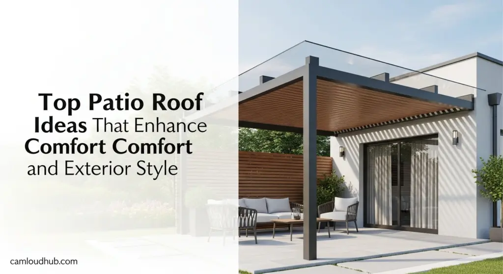 Top Patio Roof Ideas That Enhance Comfort and Exterior Style