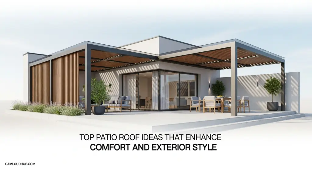 Top Patio Roof Ideas That Enhance Comfort and Exterior Style
