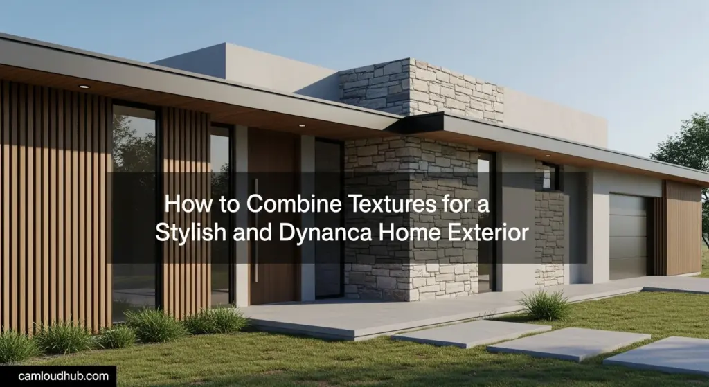 How to Combine Textures for a Stylish and Dynamic Home Exterior