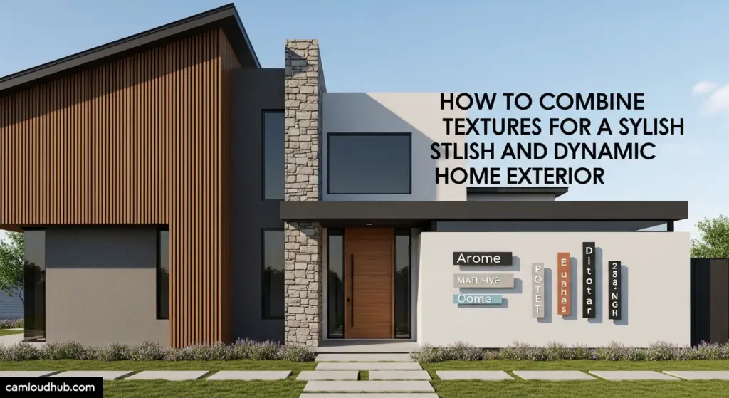 How to Combine Textures for a Stylish and Dynamic Home Exterior