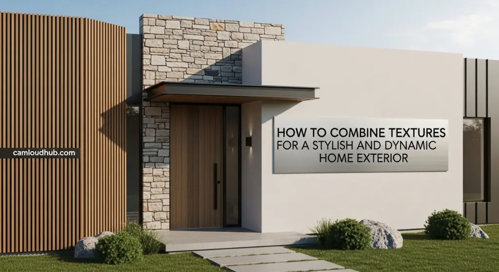 How to Combine Textures for a Stylish and Dynamic Home Exterior