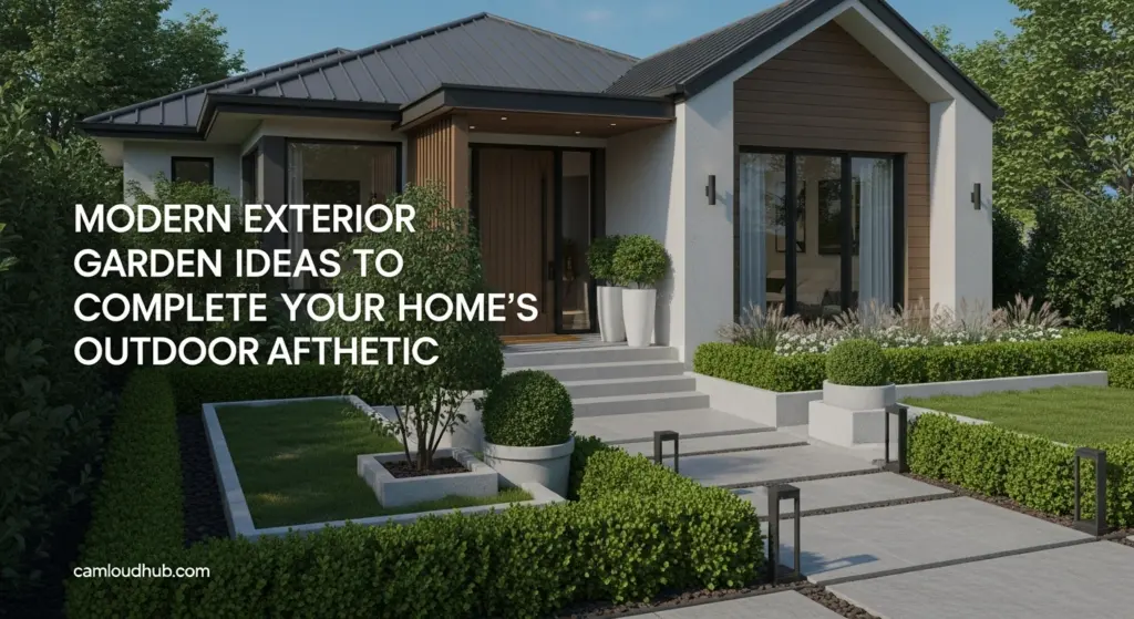 Modern Exterior Garden Ideas to Complete Your Home’s Outdoor Aesthetic