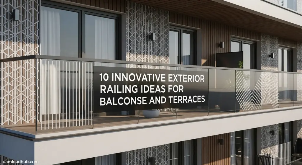 10 Innovative Exterior Railing Ideas for Balconies and Terraces