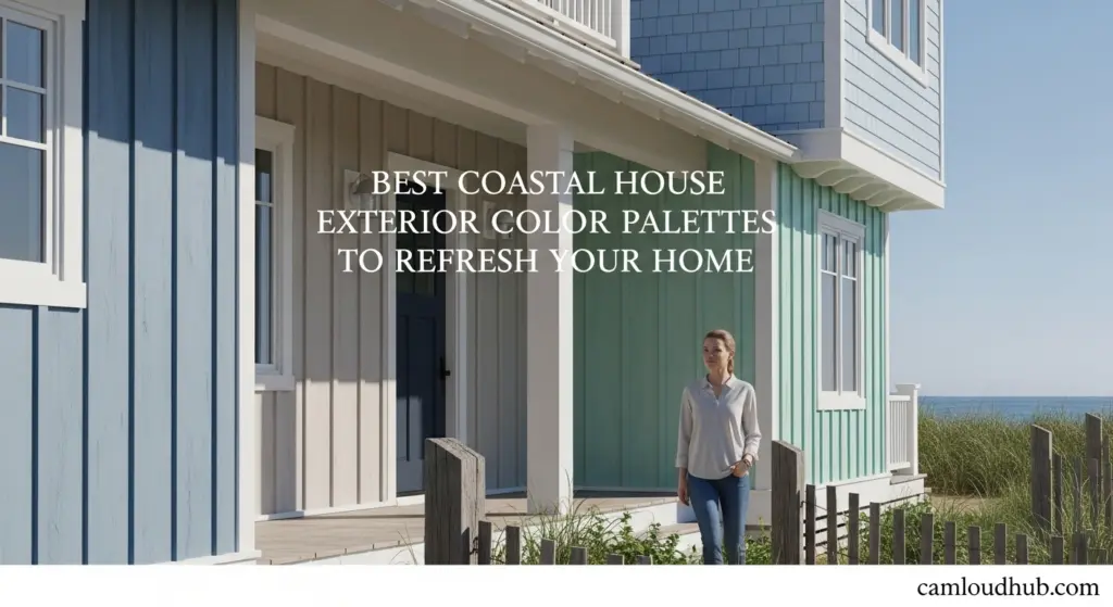 Best Coastal House Exterior Color Palettes to Refresh Your Home 2025 5 Coastal House Exterior Color Palettes