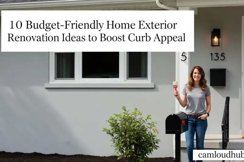 10 Budget-Friendly Home Exterior Renovation Ideas to Boost Curb Appeal New !