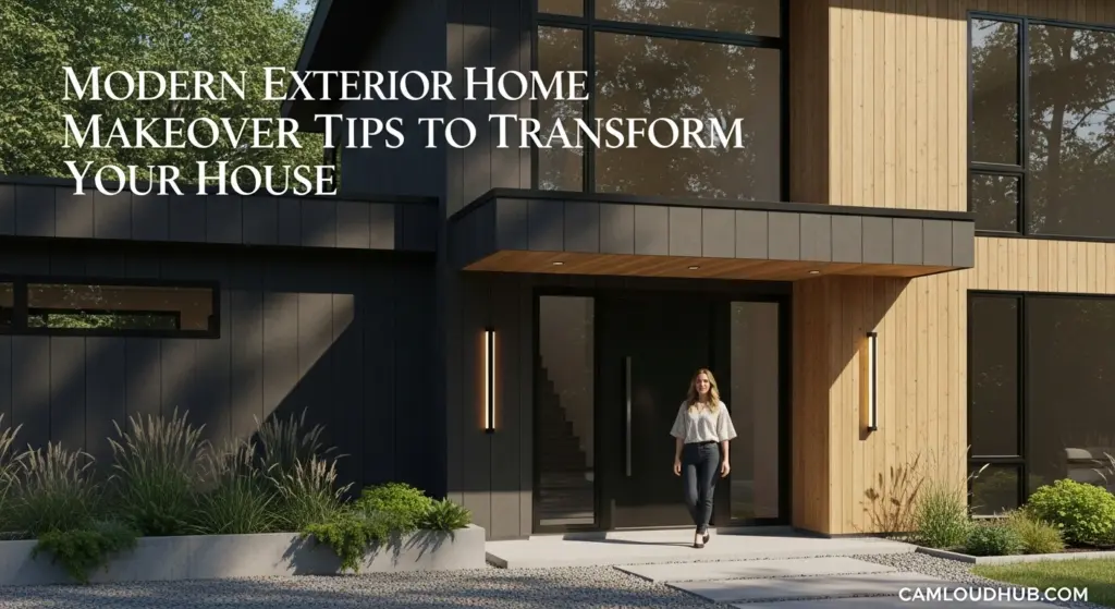 Modern Exterior Home Makeover Tips to Transform Your House 2025 ! 5 Modern Exterior Home Makeover