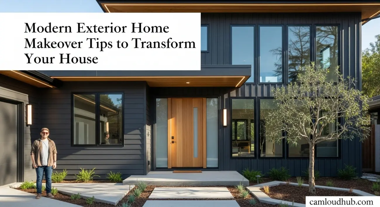 Modern Exterior Home Makeover