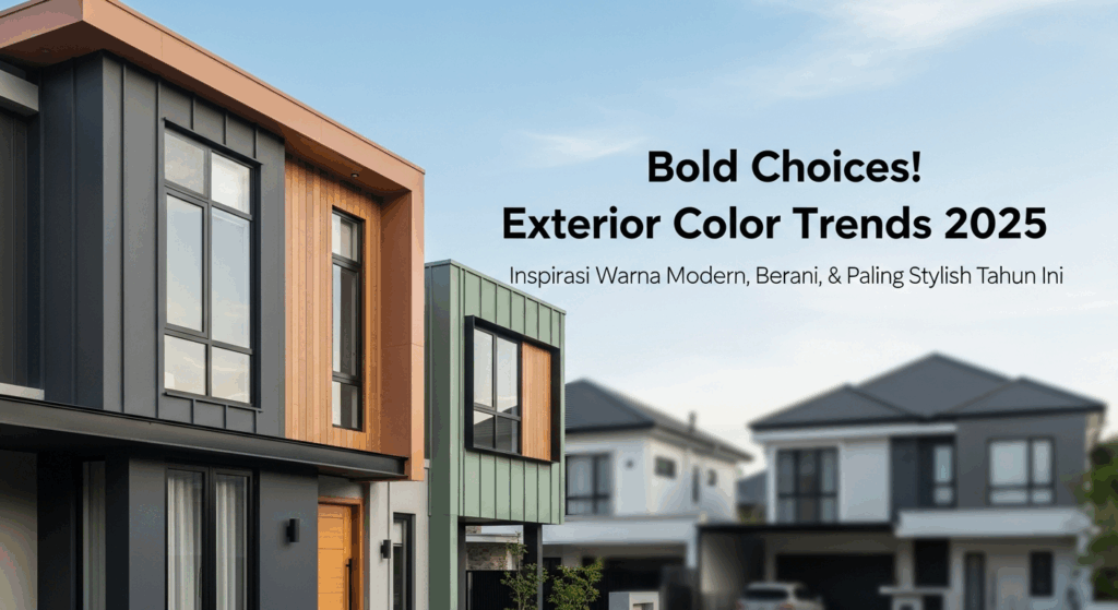 Bold Choices! Exterior Color Trends 2025