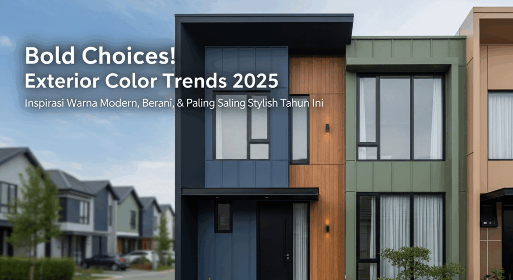 Bold Choices! Exterior Color Trends 2025